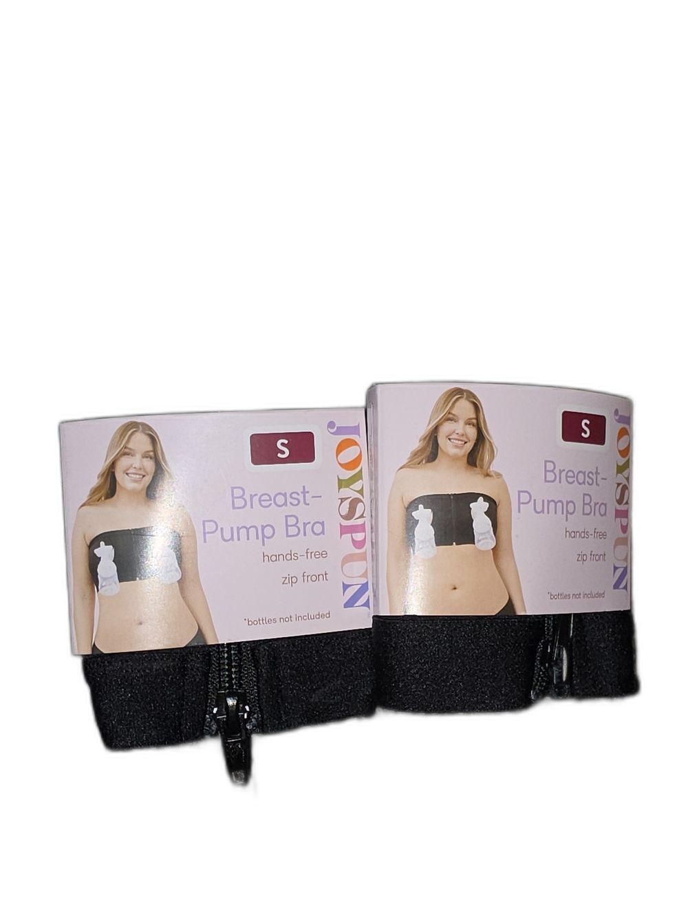 Joyspun Hands-Free Breast Pump Bra in Black, Small